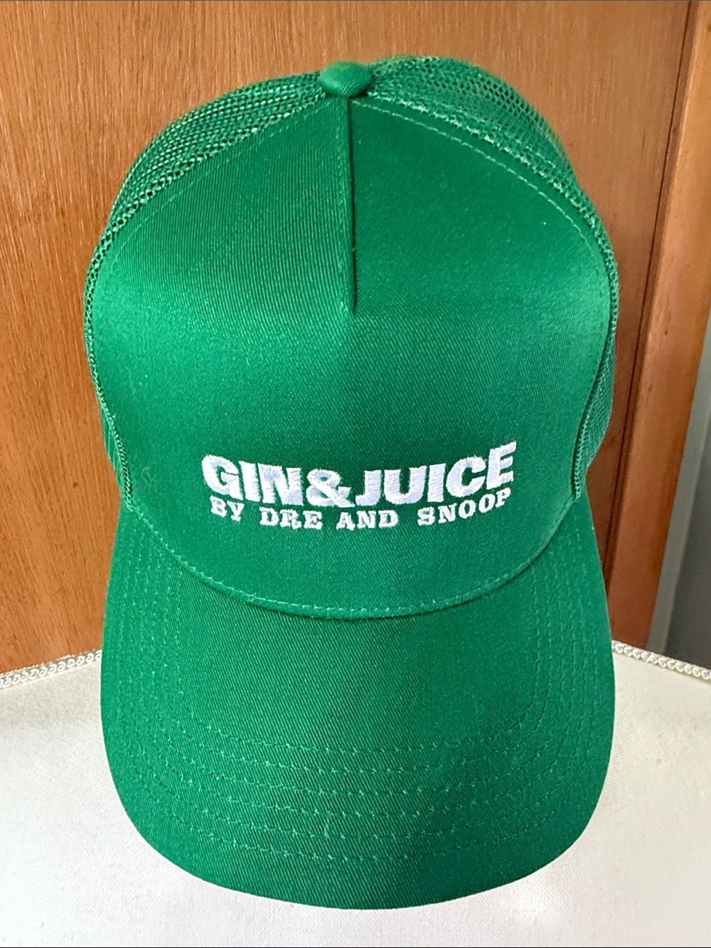 SNOOP GIN & JUICE Embroidered Green Cap